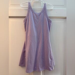 Kids Lilac Old Navy Active Sleeveless Dress with attached shorts, size M 8